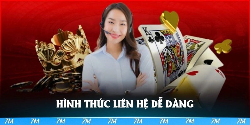 Một số hình thức liên hệ 7M siêu dễ dàng và nhanh gọn lẹ